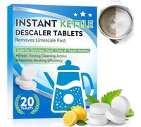 Kettle Descaler Tablets, 36 Pack Limescale Remover, Kettle Cleaner Remove Limescale and Hardwater Stains, Citric Acid for Cleaning, Descaling Tablets for Kettles, Coffee Machines, Water Bottle Cleaner