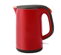 Kettle,Electric Kettle, 1.7L Double Wall 100% Stainless Steel Bpa-free Cool Touch Tea Kettle With Overheating Protection, With Auto Shut-off & Boil Dry Protection, 1800W Fast Boiling Heater, red Qui