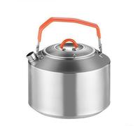 Kettle for Camping and Hiking, Robust Tea Kettle with Insulated Handle, and Easy to Clean, Ideal for Outdoor Adventures on the Stove, Silver, 1.(1.5L)