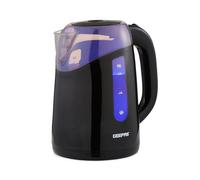 Geepas 2200W Illuminating Electric Kettle 1.7L Auto Shut Off Cordless, Black