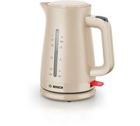 Bosch MyMoment Infuse TWK3M127GB Electric Kettle with 1.7 L Capacity and Fast Boil, Dual Sided Water Gauge, Limescale Filter, Cord Storage in Cream
