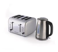 Kettle & Toaster 4 Slice Set, Rise Collection by Hamilton Beach, Brushed