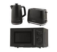 Kettle, Toaster & Microwave Set, Miami Collection By Hamilton Beach, Grey