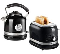 ARIETE Moderna ARPK31 2-Slice Toaster & Traditional Kettle Bundle - Black, Black