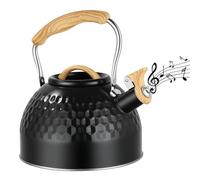 Kettle, Whistling Kettle, Induction, 3 Litre Kettle, Retro Tea Kettle, Induction Whistling Kettle Made of Stainless Steel, Tea Kettle for Gas Stove Induction Cooker Cooker Kettle for Gas Stoves and