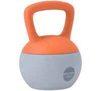 Kettlebell 10kg Orange & Grey Soft Body Metal Sand 30cm H Non-Slip Ergonomic Pro