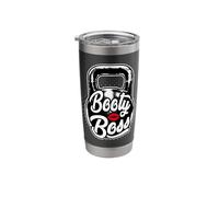 Kettlebell Booty Boss Gym Training Stainless Steel Insulated Tumbler