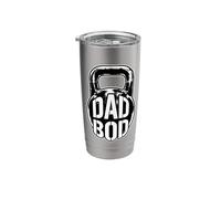 Kettlebell Dad BOD Father Gym Training Stainless Steel Insulated Tumbler
