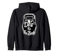 Kettlebell Do It For The Booty Gym Training Zip Hoodie