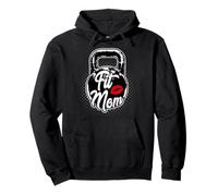 Kettlebell Fit Mom Gym Training Pullover Hoodie