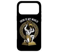 Kettlebell Greek God Gym Iron My World Funny Workout Muscle Case for iPhone 17 Pro Max