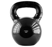 Kettlebell iron covered with vinyl black HMS KNV20