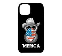 Kettlebell Lifting Weights American Flag Bandana Sunglasses Case for iPhone 13
