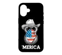 Kettlebell Lifting Weights American Flag Bandana Sunglasses Case for iPhone 16