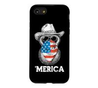 Kettlebell Lifting Weights American Flag Bandana Sunglasses Case for iPhone SE (2020) / 7/8