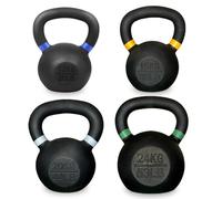 Kettlebell Set 4pcs - Heavy Duty Cast Iron Kettlebell Weights for Strength Training, Home Gym Fitness & Full Body Workout