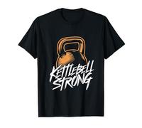 Kettlebell Strong Powerlifting Weightlifting Workout Gym T-Shirt
