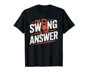 Kettlebell Swing Answer Philosophy Bold Wisdom Lifestyle T-Shirt
