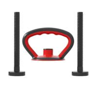 Kettlebell Weight Accessory Exercise Adults for Travel Home Equipment Type A Handle Bars, Black