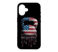 Kettlebell Weightlifting Lifting Bodybuilding American Flag Case for iPhone 16