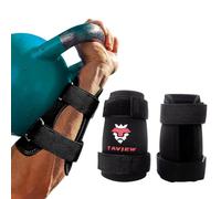 Kettlebell Wrist Guards, Adjustable Straps for Comfortable Fit, 7mm Protection - Covers Wrist and Forearm, Wear on Skin and Shirt, Lightweight and Durable (Pair)