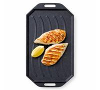 Kettler Cozze Reversible Cast Iron Pan With Bamboo Tray 165 X 330mm