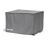 Kettler Foxley Square Corner Table 120 x 120cm Protective Cover - Tailored Weather Resistant Garden Furniture Cover with Secure Pull Tabs - Grey - 0997319-2-PC