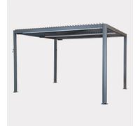 Kettler Gb Panalsol Premium Louvre Pergola 3 X 3.6 M With Led Lights And Remote Control