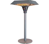 Kettler Kalos Universal Heater - Table Top Electric Patio Heater - Single Frost Halogen Heating - 2000W - Remote Control