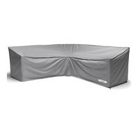 Kettler Protective Cover for Foxley Square Corner Sofa, Water-Resistant Garden Furniture Cover with Secure Pull Tabs, Grey, 0997319-1-PC