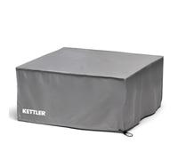 Kettler Tudor Mini Table 110 x 110cm Protective Cover - Tailored Water-Repellent Garden Furniture Cover for High-Low Table in Low Position - Grey - 0997415-4-PC