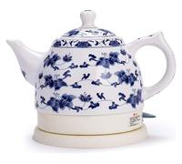 Kettles Ceramic Electric Kettle Cordless Water Teapot, Automatic Power Off,Teapot-Retro 1L Jug, 1350W Water Fast for Tea, Coffee, Soup,1L