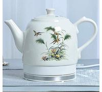 Kettles, Ceramic Electric Kettle Cordless Water Teapot, Teapot-Retro 1.5L Jug, 1000W Water Fast for Tea, Coffee, Soup, Oatmeal-Removable Base, Automatic Power Off,Boil Dry Protection/B Anniversary