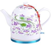 Kettles Cordless Ceramic Tea Pot | Electric Kettle | 1.2 Litres | Auto Shut-Off & Boil-Dry Protection | 1200W Fast (Color : Blue) Present