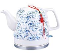 Kettles Cordless Ceramic Tea Pot | Electric Kettle | 1.2 Litres | Auto Shut-Off & Boil-Dry Protection | 1200W Fast (Color : Blue) Present