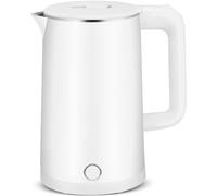 Kettles, Pour over Coffee and Tea Kettle,1.5L Stainless Steel Inner, Grade Stainless Steel Hot Water Kettle 1500W Rapid Heating, Boil-Dry Protection/White/24.5 * 16.5 * 16.5Cm elegant