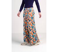Kettlewell Women's Geo Printed Palazzo Trousers in Tangerine | Size: 14 Kettlewell Tangerine 14