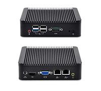 Kettop Mi19C Intel Mini Pc Fanless Silent For Hotel/Bank Intel Celeron J1900 2.0Ghz 2 Gigabit Nics 1*Com 4Gb Ram/128Gb Ssd