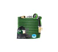 KETTOYA 100FT Expandable Garden Hose, Flexible Water Hose with 10-Pattern Spray Nozzle