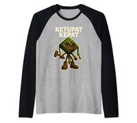 Ketupat Kepat - Funny Italian Brain Rot Gaming Kids Meme Raglan Baseball Tee