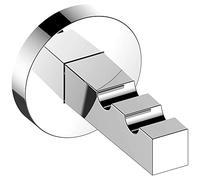 Keuco Double Metal Towel Hook - High Gloss Chrome Finish Bathroom Towel Robe Wall Hook Edition 90