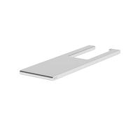 KEUCO Edition 400 Chrome Open Toilet Roll Holder with Shelf