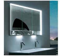 Keuco flush-mounted mirror cabinet Royal Lumos with LED lighting and 3 doors
