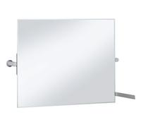Keuco Large Bathroom Mirror swivel Plan Care 600x540mm Chome
