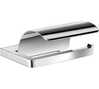 Keuco Toilet Roll Holder Collection Moll with lid 123x23x139mm Glossy Chrome