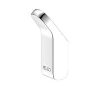 Keuco Rose Towel Hook No Drilling Required, Chrome-Plated Metal, Made in Germany, Includes Adhesive Set and Screw Set, for Towels and Bathrobes, Wall Hooks for Gluing or Screwing