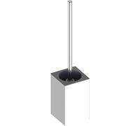 KEUCO Toilet Brush Set Made of Metal, High-Gloss Chrome-Plated, Toilet Brush with Holder, Wall Mounted for Bathroom and Guest Toilet, Toilet Brush, Edition 90