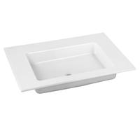 Keuco Vanity Washbasin Royal 60 No Hole 704x17x538mm White
