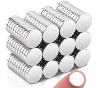 Keukenket 120Pack Neodymium Disc Magnets, 10x2mm Round, Strong Rare Earth Magnets for Industrial, Whiteboard, Kitchen Cabinet, Tools Storage