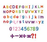 KEUKORZ 69 Pcs Magnetic Alphabet Letters and Numbers Fridge Magnets Set, Uppercase Lowercase ABC, 0-9 Numbers and Math Symbols, EVA Magnetic Letters for Fridge or Whiteboard Learning